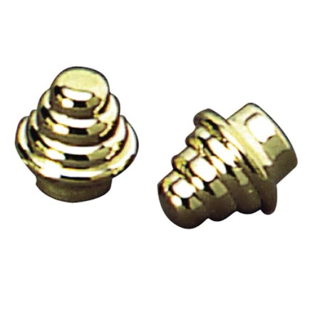 Terminal Barra Exterior Tubo 12 mm, Oro