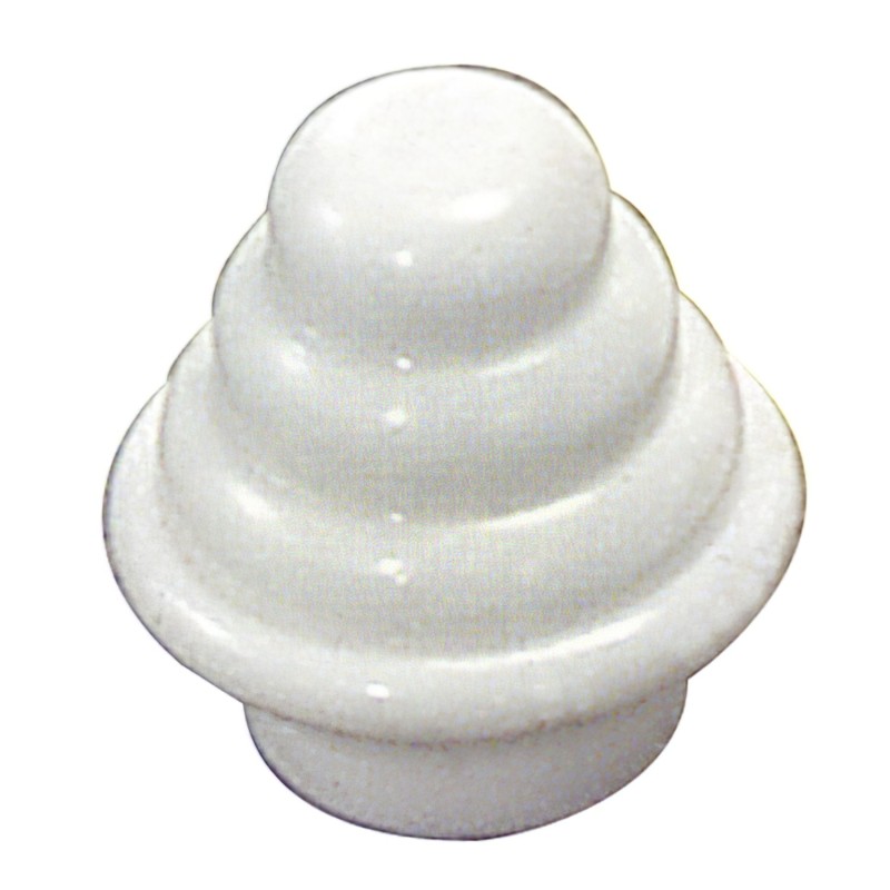 Terminal Barra Exterior Tubo 12 mm,Ø Blanco
