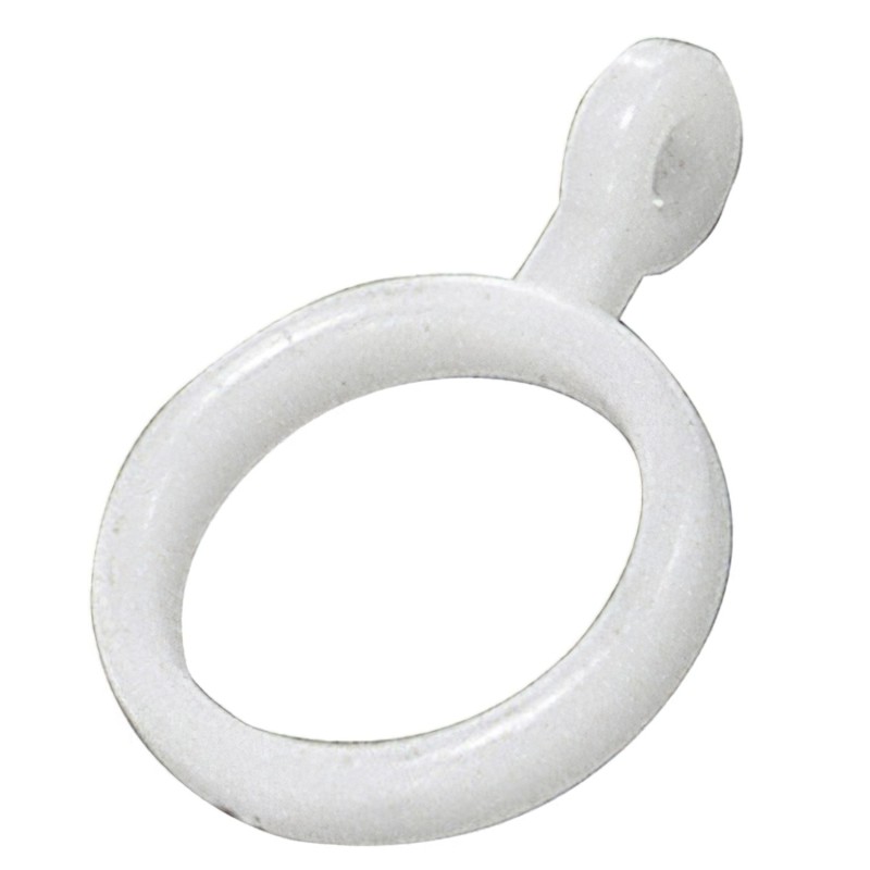 Anillas Dobles Cortina Blanca Ø Interior 20 mm,