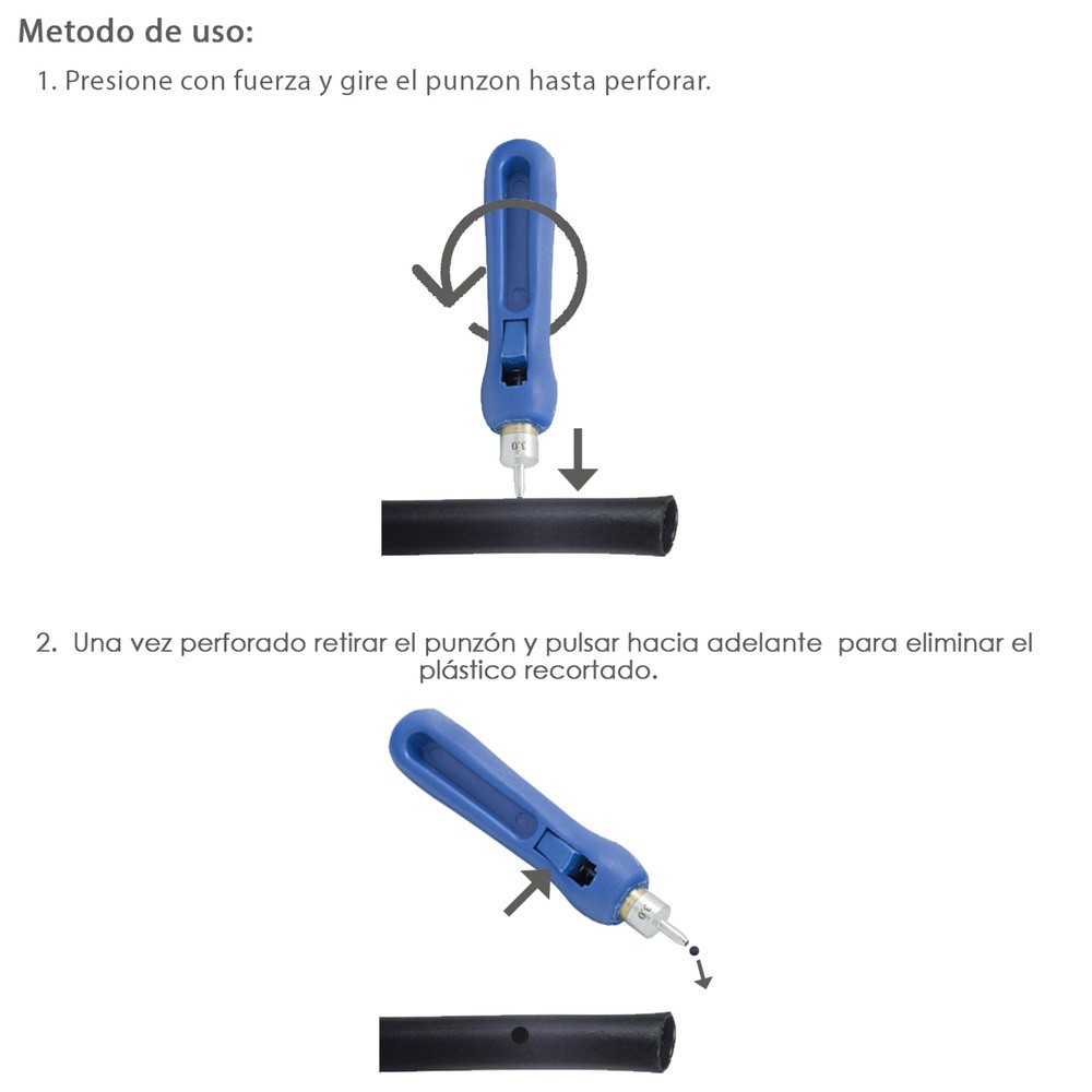 Punzon Para Tubos de Riego / Goteros / Goteos Ø 3 mm, al por Mayor | Almacén de Ferretería
