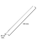 Aguja Saquera Curva Nº 5      2,5x125 mm, al por Mayor | Almacén de Ferretería