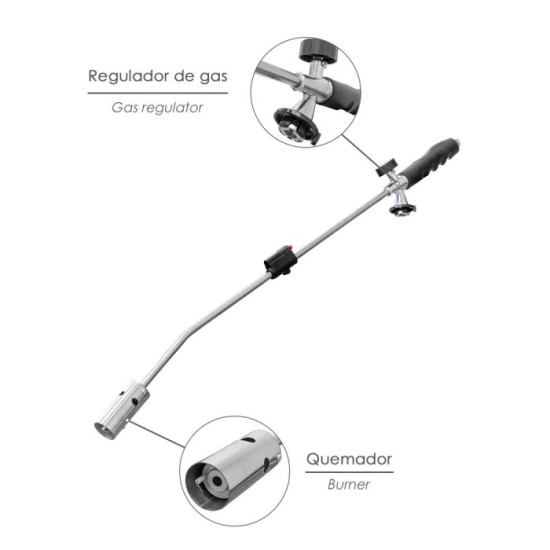 Soplete Quemar Hierba Con Encendido Piezoelectrico Funcionamiento Con Cartucho Gas al por Mayor | Almacén de Ferretería