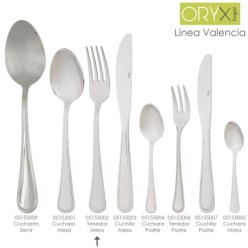 Tenedor Mesa Valencia 198 mm,Caja 12 unidades