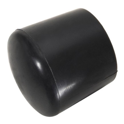 Contera Plastico Redonda Exterior Negra 10 mm, Bolsa 200 Unidades