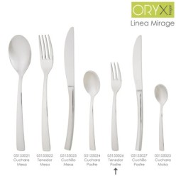 Tenedor Postre Mirage 159 mm,Caja 12 unidades