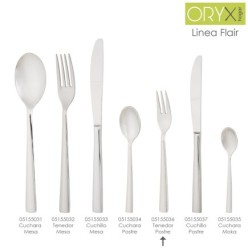 Tenedor Postre Flair 159 mm,Caja 12 unidades