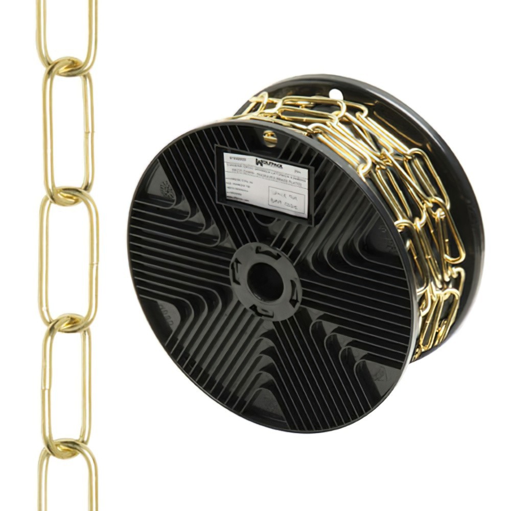 Cadena Decorativa Lisa Latonada 3,4x43 mm, Rollo 20 metros al por Mayor | Almacén de Ferretería