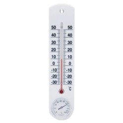 Termometro Pared / Jardin Con Higrómetro Plástico 25 cm,