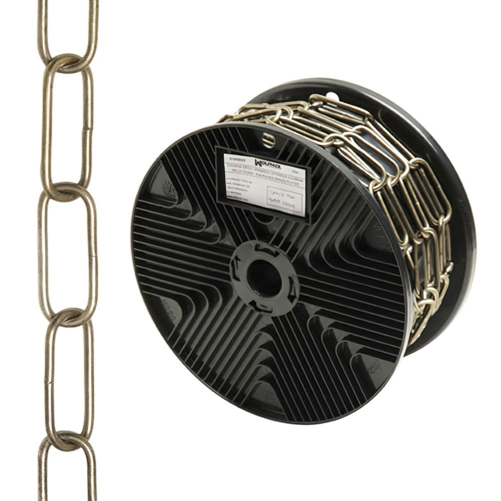 Cadena Decorativa Lisa Cuero 3,4x43 mm, Rollo 20 metros al por Mayor | Almacén de Ferretería
