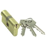 Cilindro Tesa 5200 /30x30 Latonado, Leva corta al por Mayor | Almacén de Ferretería