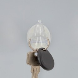 Colgador Oryx  Transparente Grande (Blister 2 Unidades) Adhesivo