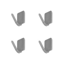 Colgador Oryx Inoxidable Pequeño (Blister 4 Unidades) Adhesivo