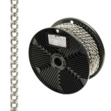 Cadena Decorativa Barbada Niquelada 2,0 mm, Rollo 20 metros al por Mayor | Almacén de Ferretería