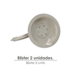 Colgador Oryx Ventosa Accionable 54 mm, (Blister 2 Unidades) Adhesivo