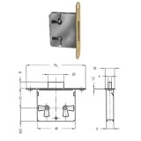 Cerradura Mueble Sin Llave 32/35 mm, al por Mayor | Almacén de Ferretería