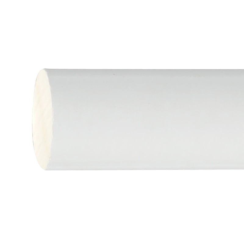 Barra Madera Lisa 1,2 Metros x 20 mm, Blanco
