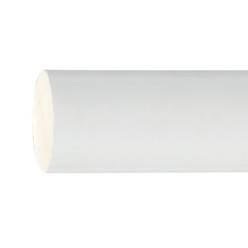 Barra Madera Lisa 1,8 Metros x 20 mm, blanco
