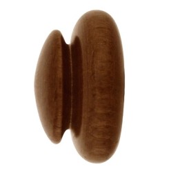 Terminal Madera Especial 28x43 mm, Nogal