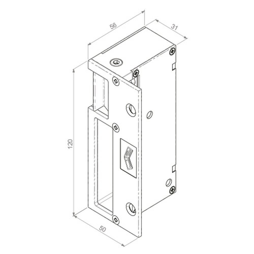 Cerradura Eléctrica JIS 1123 Reversible Automatico Sobreponer Cerradura Vertical al por Mayor | Almacén de Ferretería