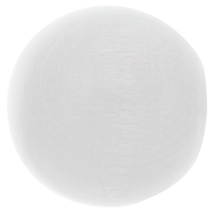Terminal Madera Esfera 20x40 mm, Blanco