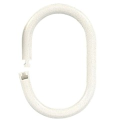 Anilla Baño Oval 18 mm, (Bolsa 100 Unidades) Blanca