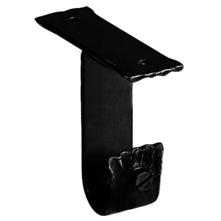 Soporte Techo Forja Ø 20 mm, Negro (Blister 2 Piezas)