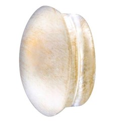 Terminal Forja Tapon Ø 20 mm, Marfil / Oro Juego 2 Piezas