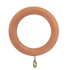 Anilla Madera Lisa Con Hembrilla 29x45 mm, Pino