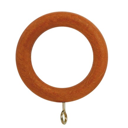 Anilla Madera Lisa Con Hembrilla 29x45 mm, Teca