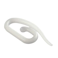Gancho Cortina Fruncido Plastico 27 mm, Caja 1000 Unidades