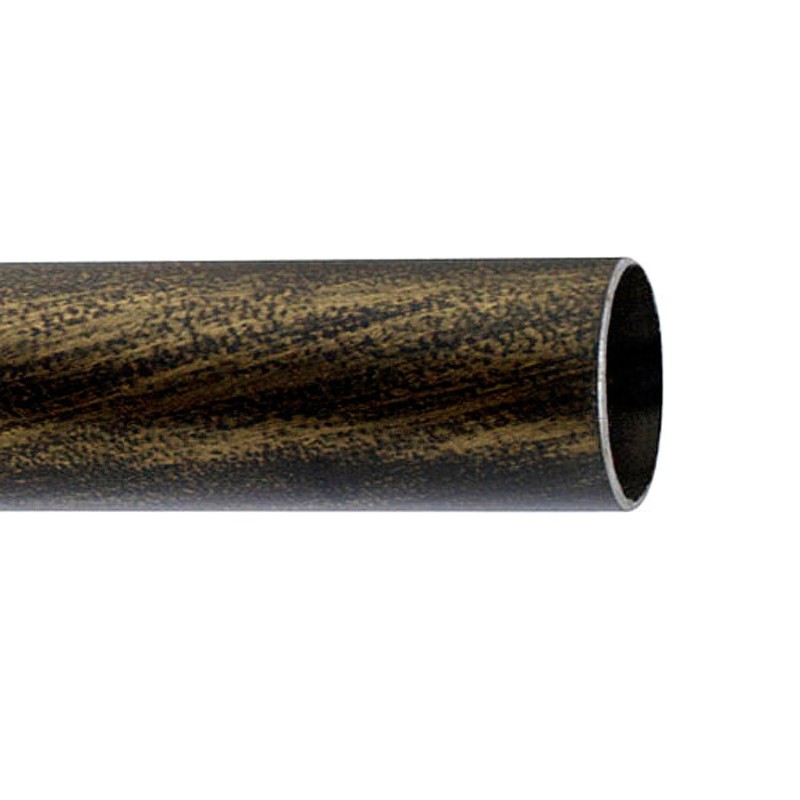 Barra Hierro Forja 20 mm, x 1,50 Metros Negro Dorado