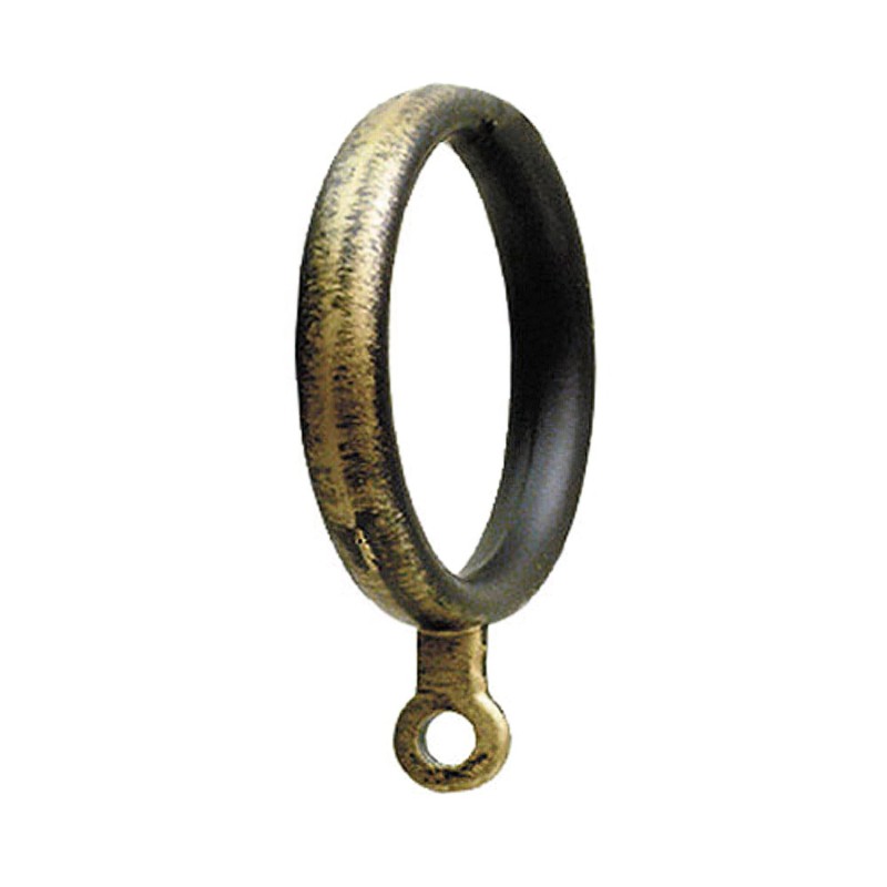 Anilla Forja Ø 20 mm, Zamack Negro / Dorado Bolsa 10 Unidades