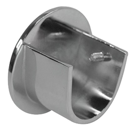 Soporte Zirconio Lateral 28 mm, Niquel Mate (2 Piezas)