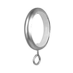 Anilla Zirconio 20 mm, Con Silenciador Niquel / Mate (Bolsa 10 Unidades)