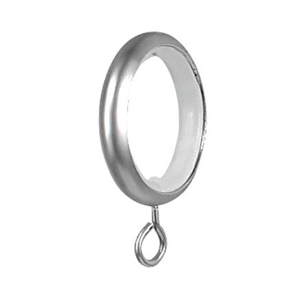Anilla Zirconio 20 mm, Con Silenciador Niquel / Mate (Bolsa 10 Unidades)