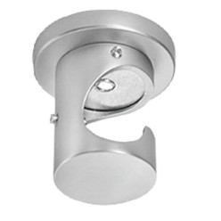 Soporte Zirconio Techo 20 mm, Niquel Mate