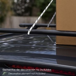 Cuerda Poliester Trenzada Blanco / Azul 18 mm, Bobina 100 m,