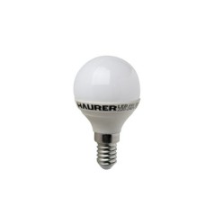 Bombilla Led Esferica E14, 4 W, - 25 W, 300 lúmenes, Luz calida, (3000°K),