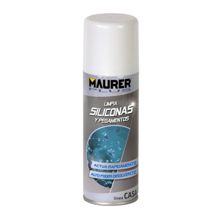 Spray Limpiador Silicona / Pegamentos Maurer 200 Ml,