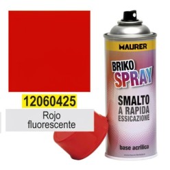 Spray Pintura Rojo Fluorescente 400 ml,