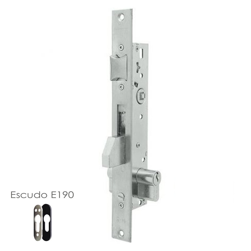 Cerradura Tesa 2210/20/3NI Con Escudo de Seguridad E190 Con Sistema Antipalanqueta al por Mayor | Almacén de Ferretería