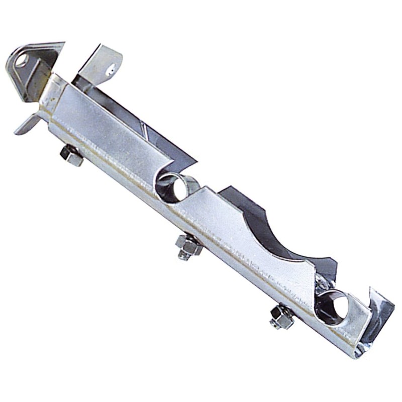 Soporte Barra 12 mm,Ø Cromo Doble Frente