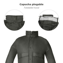 Traje de Agua Impermeable Verde Poliuretano Talla 8-XL