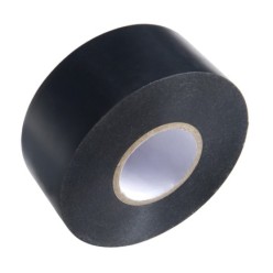 Cinta Aislante 40 m, x 38 mm, Negra Uso Doméstico