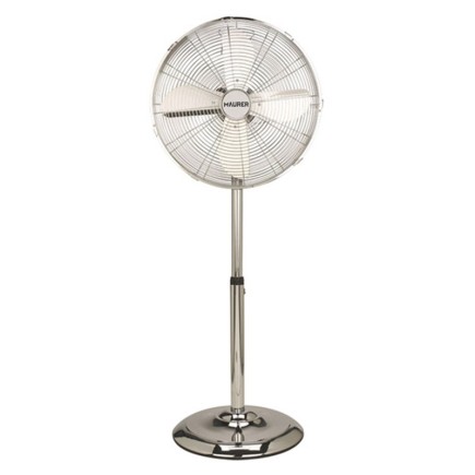 Ventilador Maurer de Pie 125 cm, de Alto Cromo
