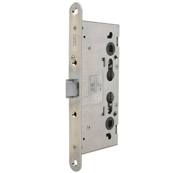 Cerradura Tesa Antipanico Cf60 /65 mm, frente Zincado al por Mayor | Almacén de Ferretería