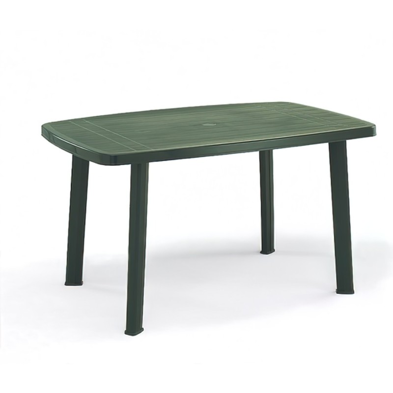 Mesa Resina Verde 140x90 cm,