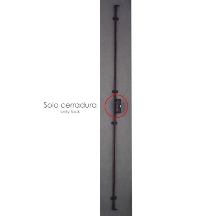 Cerradura Falleba Sin Llave 93/ Marron