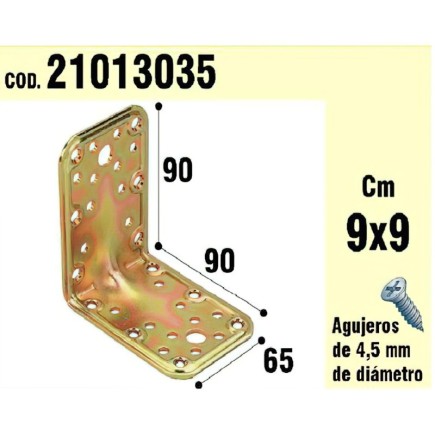 Soporte Para Madera Ángulo  65x90x90 mm,