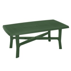 Mesa Resina Verde 180x100 cm,